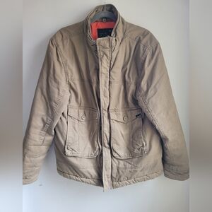 Quiksilver Tan Military Field Jacket